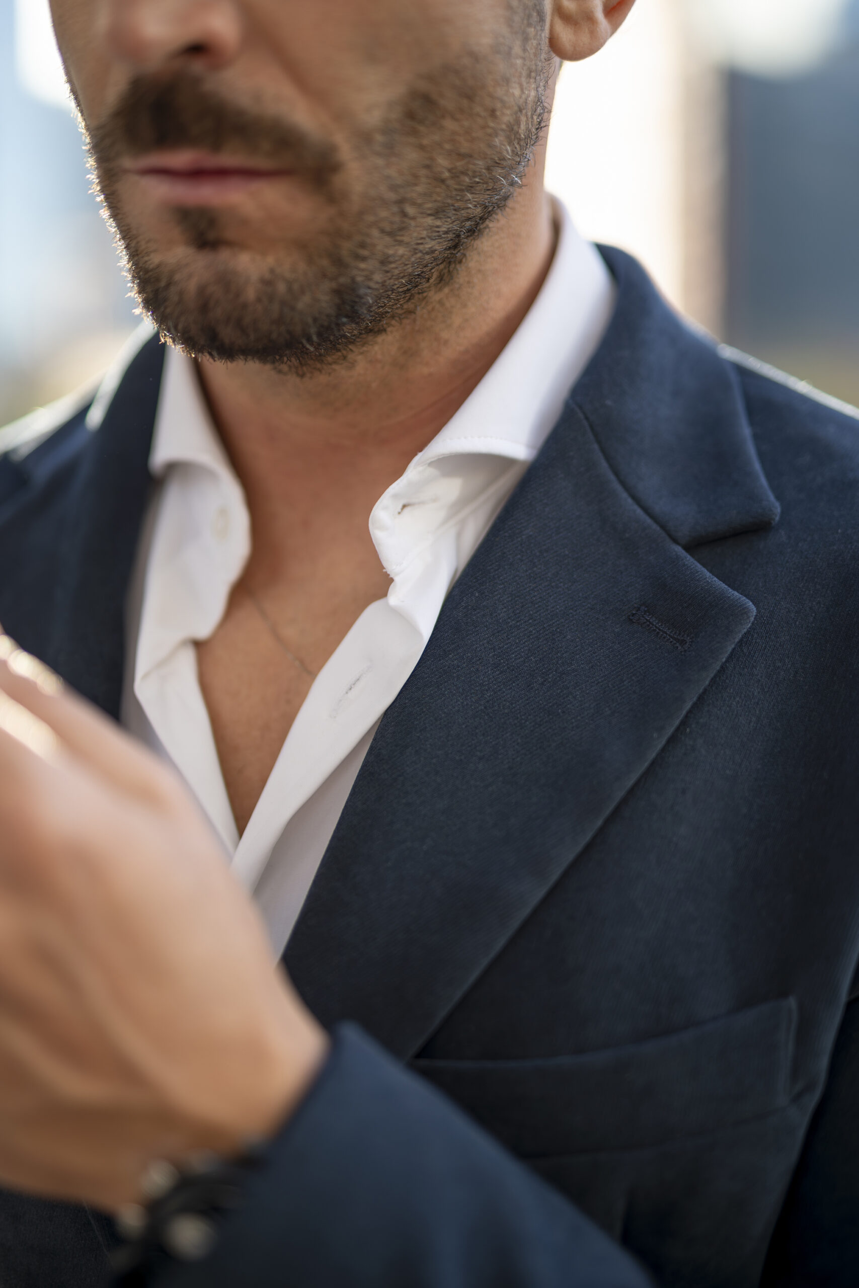 Giacca Velvet Blu| Regular fit | Collezione Autunno Inverno - immagine 2